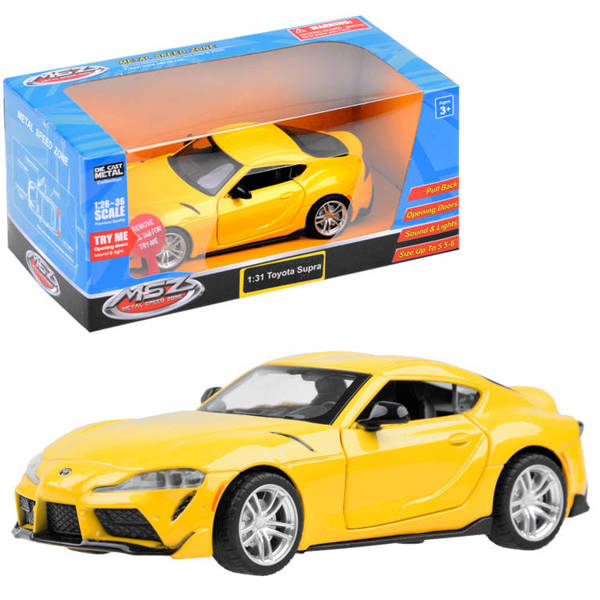 Auto Toyota GR Supra 1:31 kovový vůz ZA3758