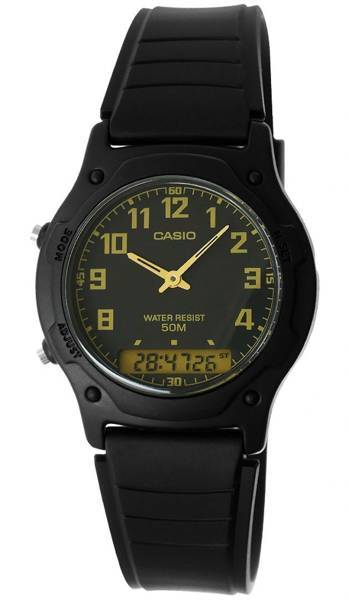 Casio AW-49H-1BVDF Dual time