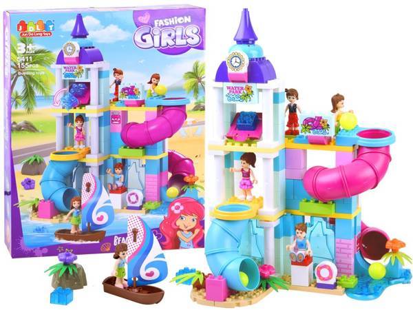 Jdlt Colorful Water Park Blocks 155ele Za2883