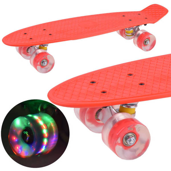 Karta Se Zářícími Kruhy Skateboard Sp0715