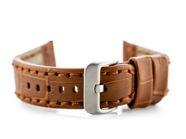 Kožený Řemínek K Hodinkám W49 - Camel - 22mm