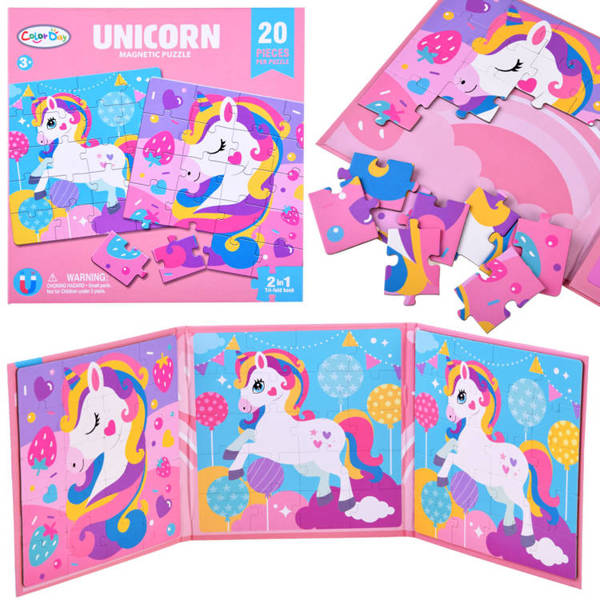 Magnetická kniha puzzle Unicorn 40 Za4269