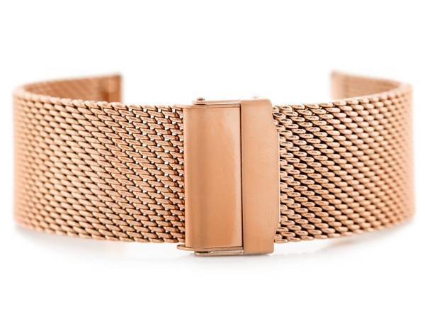 Náramek M8 - Hq Mesh - Rosegold 22mm