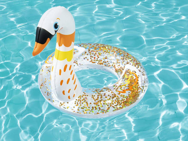  Plavecký prsten Swan Glitter 61cm 36306