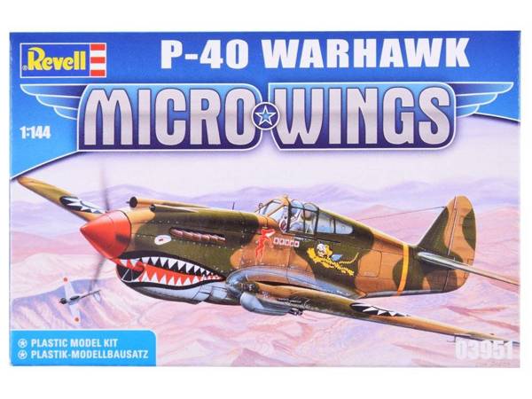  Revell Micro Wings Model P-40 Warhawk 1:144 Rv0019