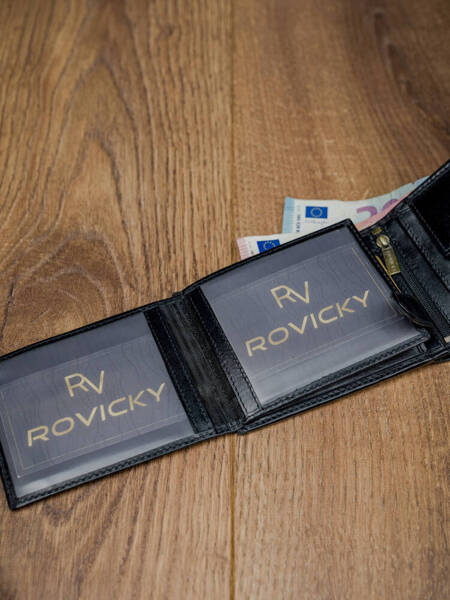 Kožená pánská peněženka s RFID systémem