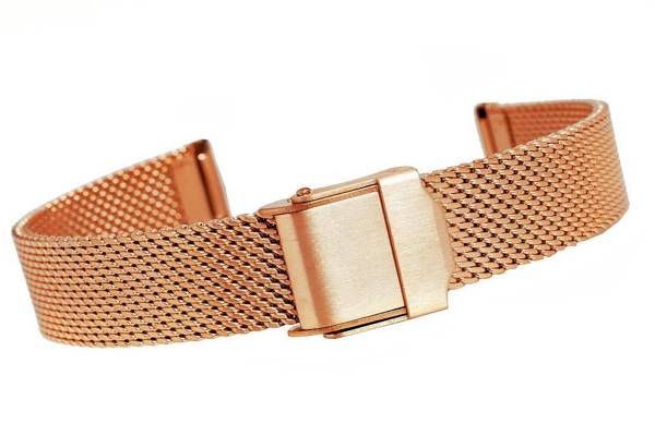 Náramek Mesh Pink Gold 12 mm 302RG12-Z