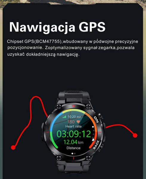 Pánské Chytré Hodinky Gt8-1 – S Gps (Sg017a)