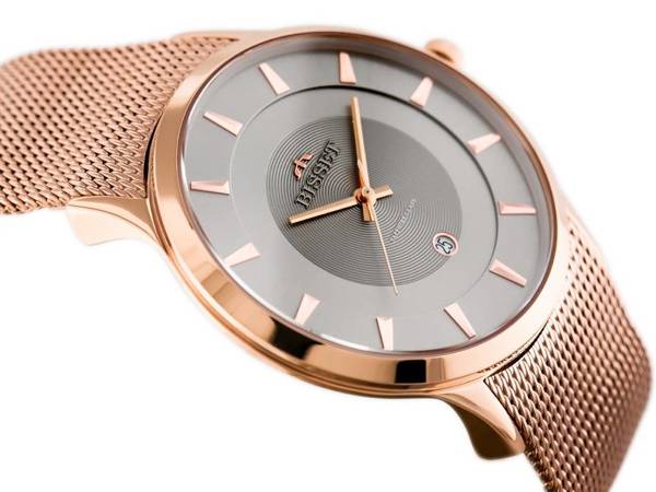 Pánské Hodinky Bsde47 (Zb051e) Rose Gold/Gray