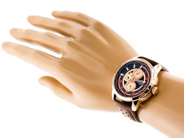 Pánské Hodinky Nf9142 (Zn087d) Rose Gold + Box