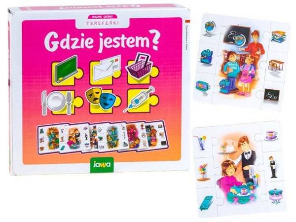 Puzzle pro předškoláky Kde to jsem? GR0303