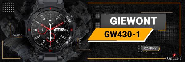 Smartwatch Giewont GW430-1 Black