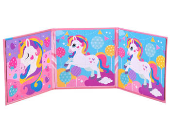  Magnetická kniha puzzle Unicorn 40 Za4269