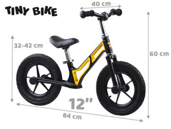 Balanční kolo Tiny Bike gumová kola 12 palců SP0662