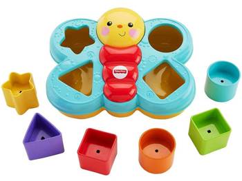 Fisher-Price Colorful Butterfly Sorter bloky ZA3627