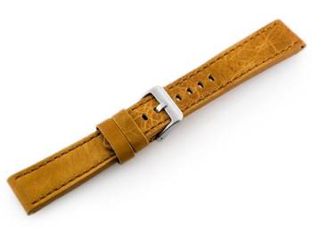 Kožený Řemínek K Hodinkám W48 - Premium - Camel - 20mm