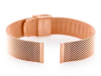 Náramek M6 - Hq Mesh - Rosegold 12mm