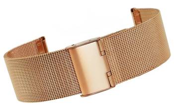 Náramek Mesh Pink Gold 22 mm 301RG22