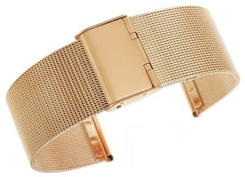 Náramek Mesh Pink Gold 22 mm 301RG22