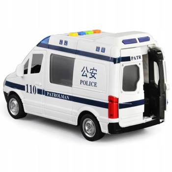 Policejní auto, policejní auto, otevírání dveří 1:16 wy590bp