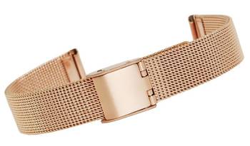 Rose Gold Mesh Bracelet 12mm 301RG12