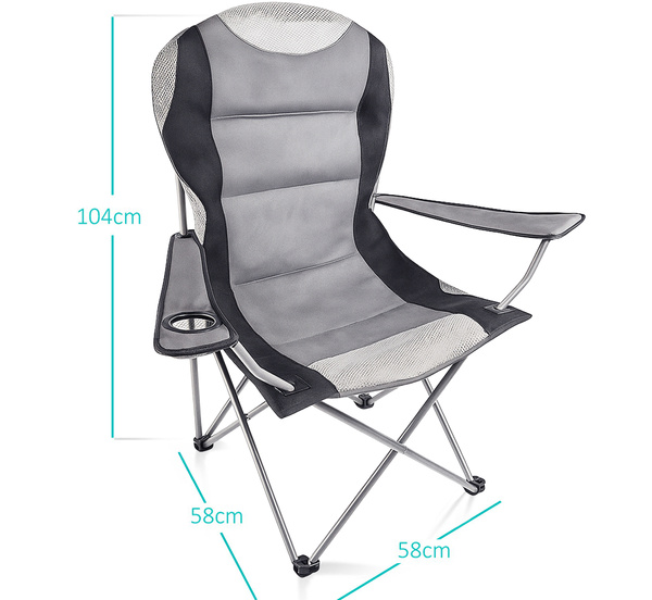 Rybářské křeslo, turistické, kempingové, plážové křeslo - skládací DELTA