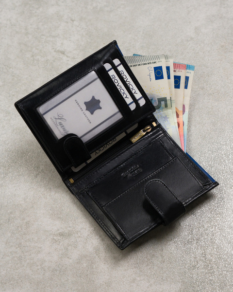 Kožená pánská peněženka na karty se systémem RFID Protect-