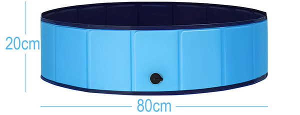 Zahradní bazén pro psy a děti ideální na zahradu a na terasu DEXTER 80x20cm