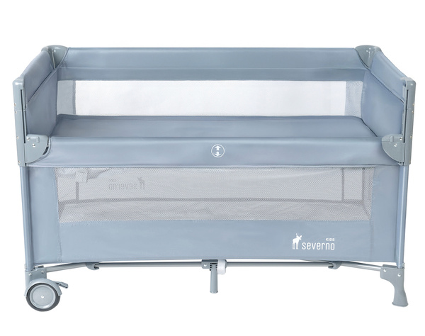 Cestovní postýlka skládací přístavná Close To Mommy šedá 125x65cm