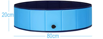 Zahradní bazén pro psy a děti ideální na zahradu a na terasu DEXTER 80x20cm