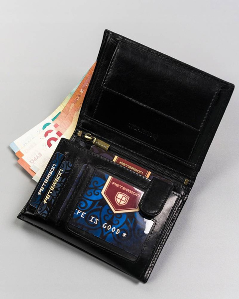 Velká pánská peněženka bez zapínání