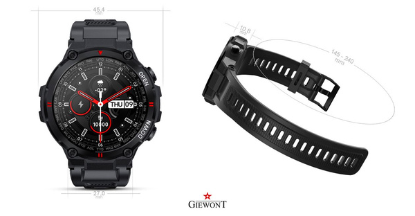Smartwatch Giewont GW430-1 Black