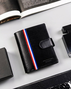 Velká pánská peněženka se zapínáním na patent