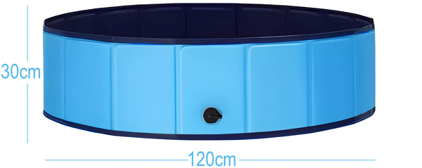 Zahradní bazén pro psy a děti ideální na zahradu a na terasu, DEXTER 120x30cm