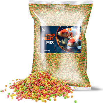 Zahradní krmivo pro koi kapry Mersjo Pond pelety MIX 5kg 3mm