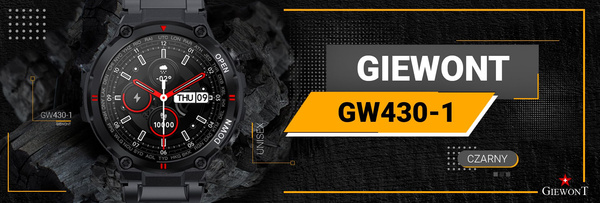 Smartwatch Giewont GW430-1 Black