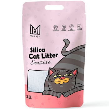 Silikonová podestýlka pro kočky Mersjo Sensitive 5x3,8L