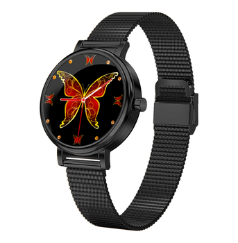 Rnbe64 Dámské Chytré Hodinky - Monitor Krevního Tlaku, Pulzní Oxymetr (Sr013d)