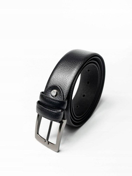 Elegantní pánský opasek z přírodní kůže s výraznou strukturou - Rovicky