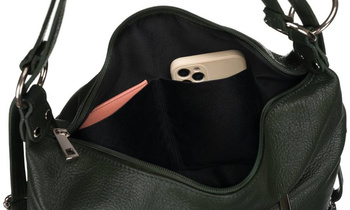 Prostorná dámská shopper taška z přírodní kůže