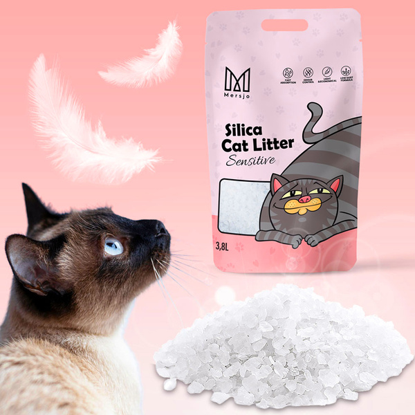Silikonová podestýlka pro kočky Mersjo Sensitive 5x3,8L