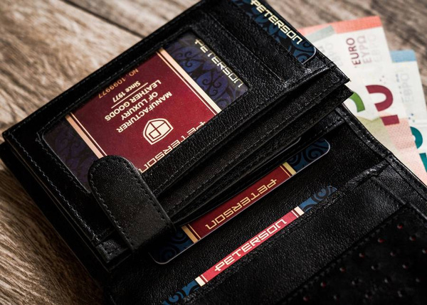Kožená pánská RFID peněženka