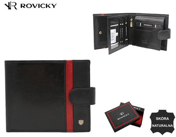 Velká elegantní pánská peněženka z přírodní kůže