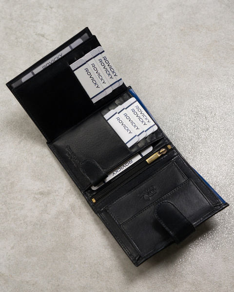 Kožená pánská peněženka na karty se systémem RFID Protect-