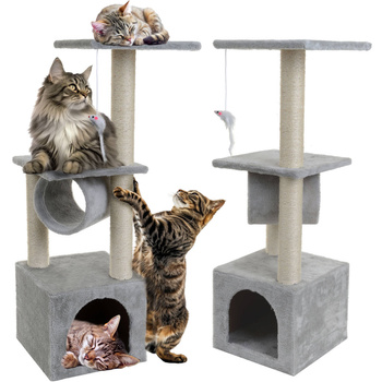 Škrabadlo pro kočky, domeček, postel, Double 92 cm