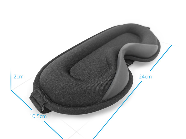 Maska na oči na spaní s nastavitelným páskem - SLEEPY 3D