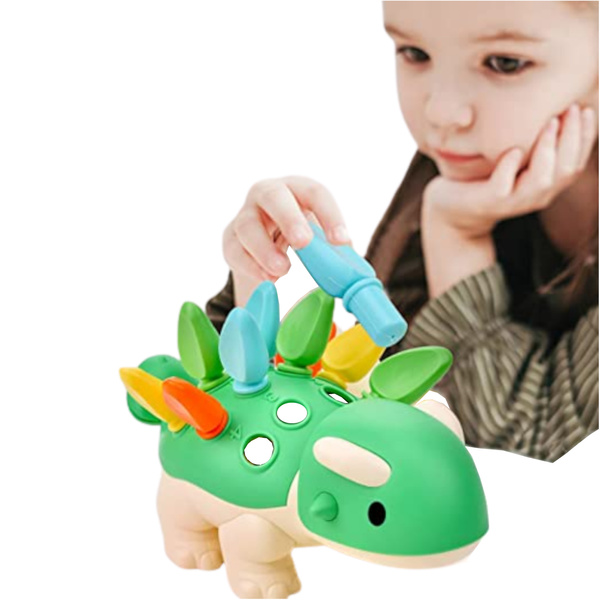 Montessori dinosauří skládačka s barvami s2055a