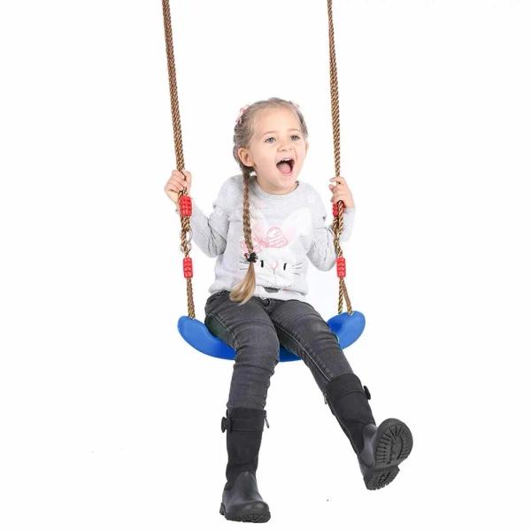 Dětská plastová zahradní houpačka ZOYA modrá