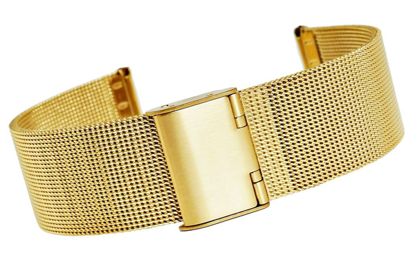 Zlatý mřížkový náramek 20mm 301G20