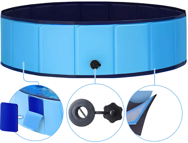 Zahradní bazén pro psy a děti ideální na zahradu a na terasu, DEXTER 120x30cm